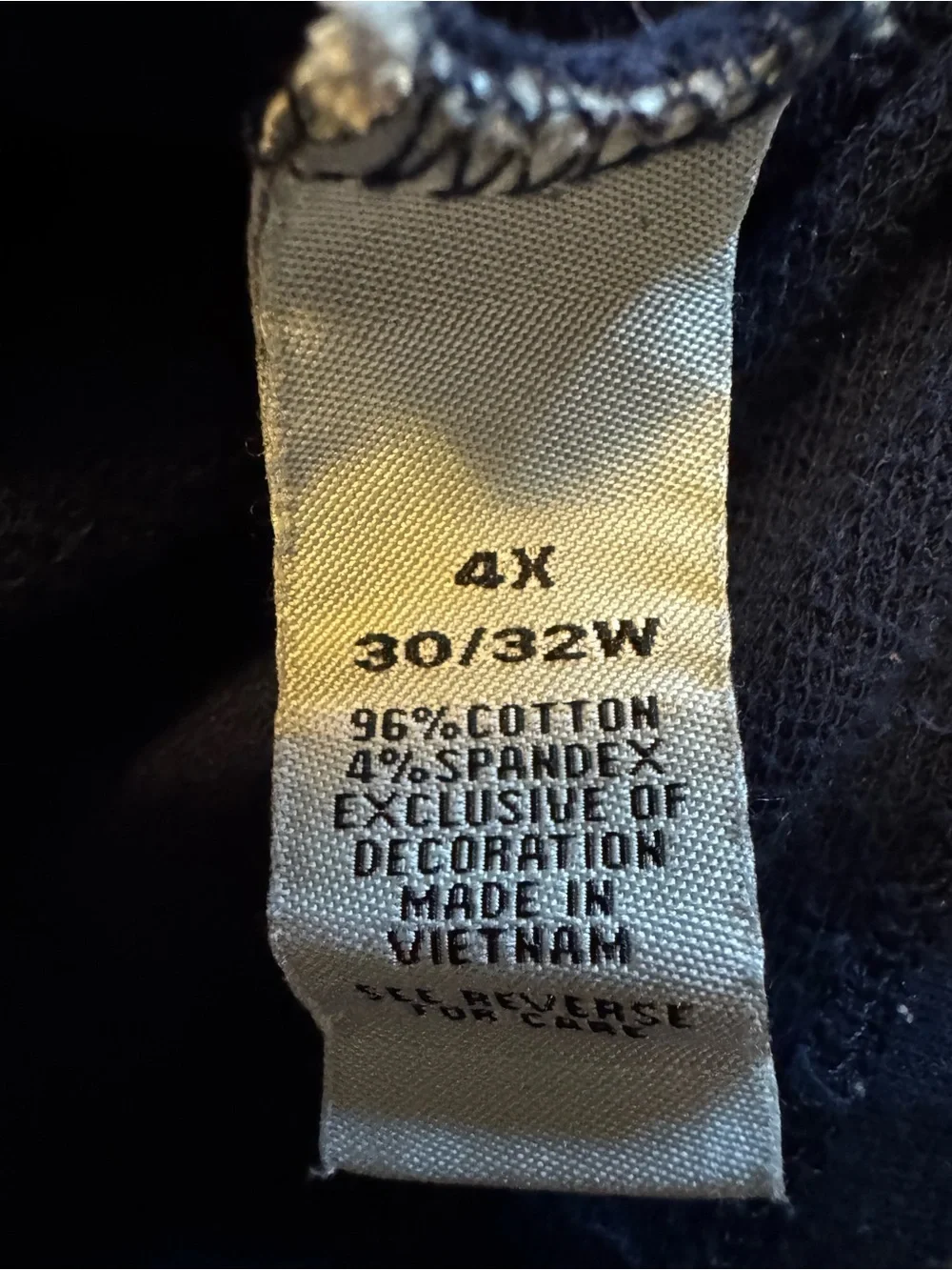 Catherines Navy Jacket with Lime-Green Trim - Picture 4 of 5